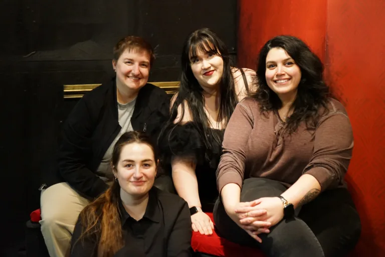 Lindsay Skakun-Ward, Katarina Skakun-Ward, Emma Alsop, and Sarah Abdulkafi